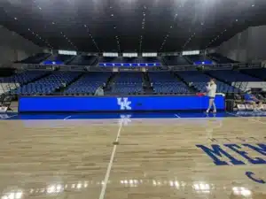 Memorial Coliseum- Scorer’s Table