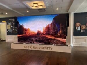 Lee University – Lobby Display