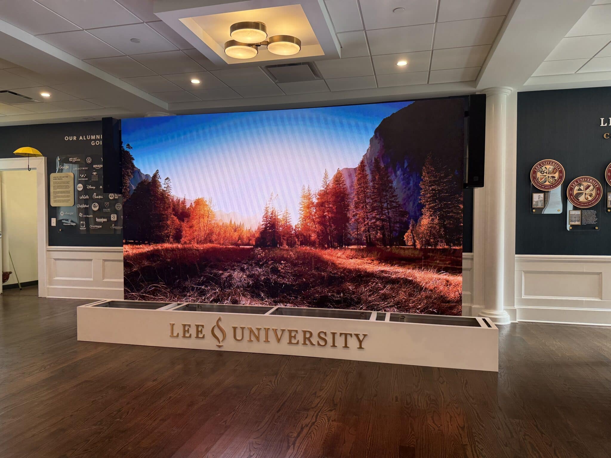 Lee University – Lobby Display
